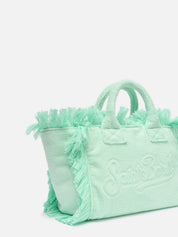 BORSA COLETTE IN SPUGNA VERDE MENTA CON RILIEVO SAINTBARTH