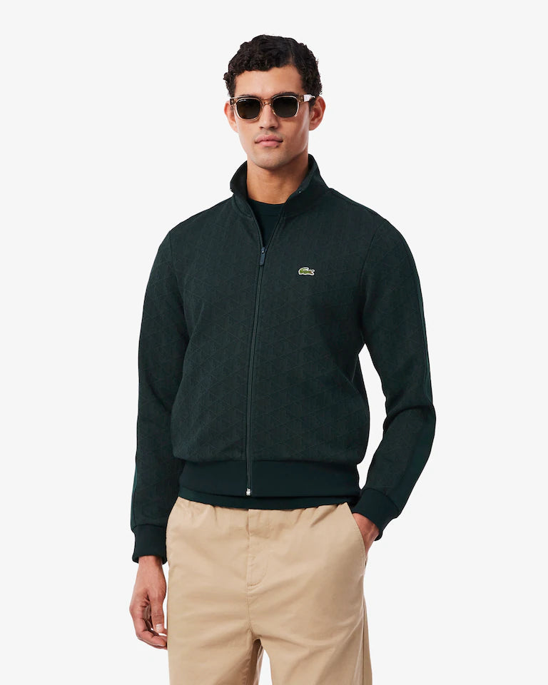 Giacca della tuta in jacquard con zip Paris LACOSTE