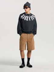 Felpa Big Neck Logo Loose PALM ANGELS