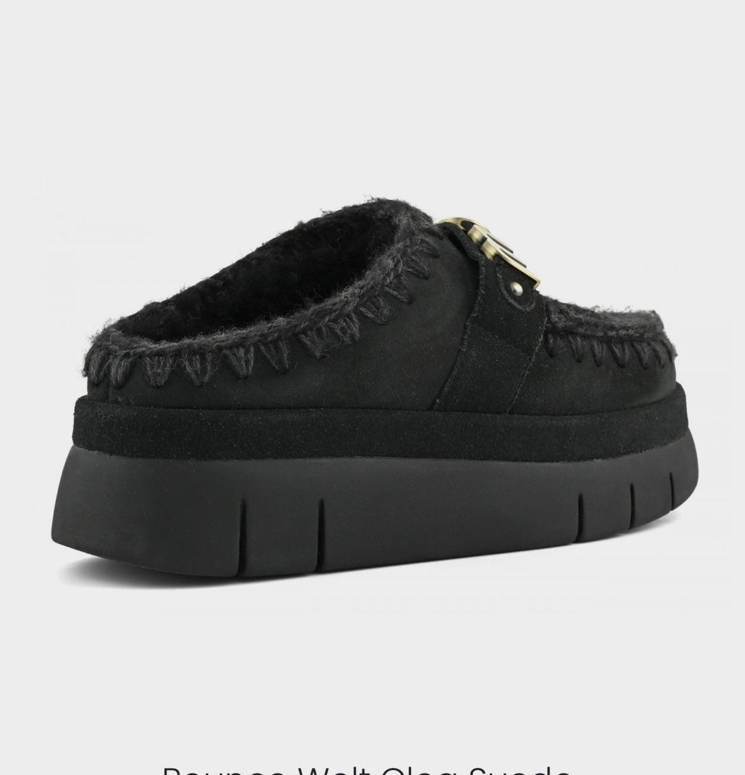 Mou Bounce Welt Clog Suede