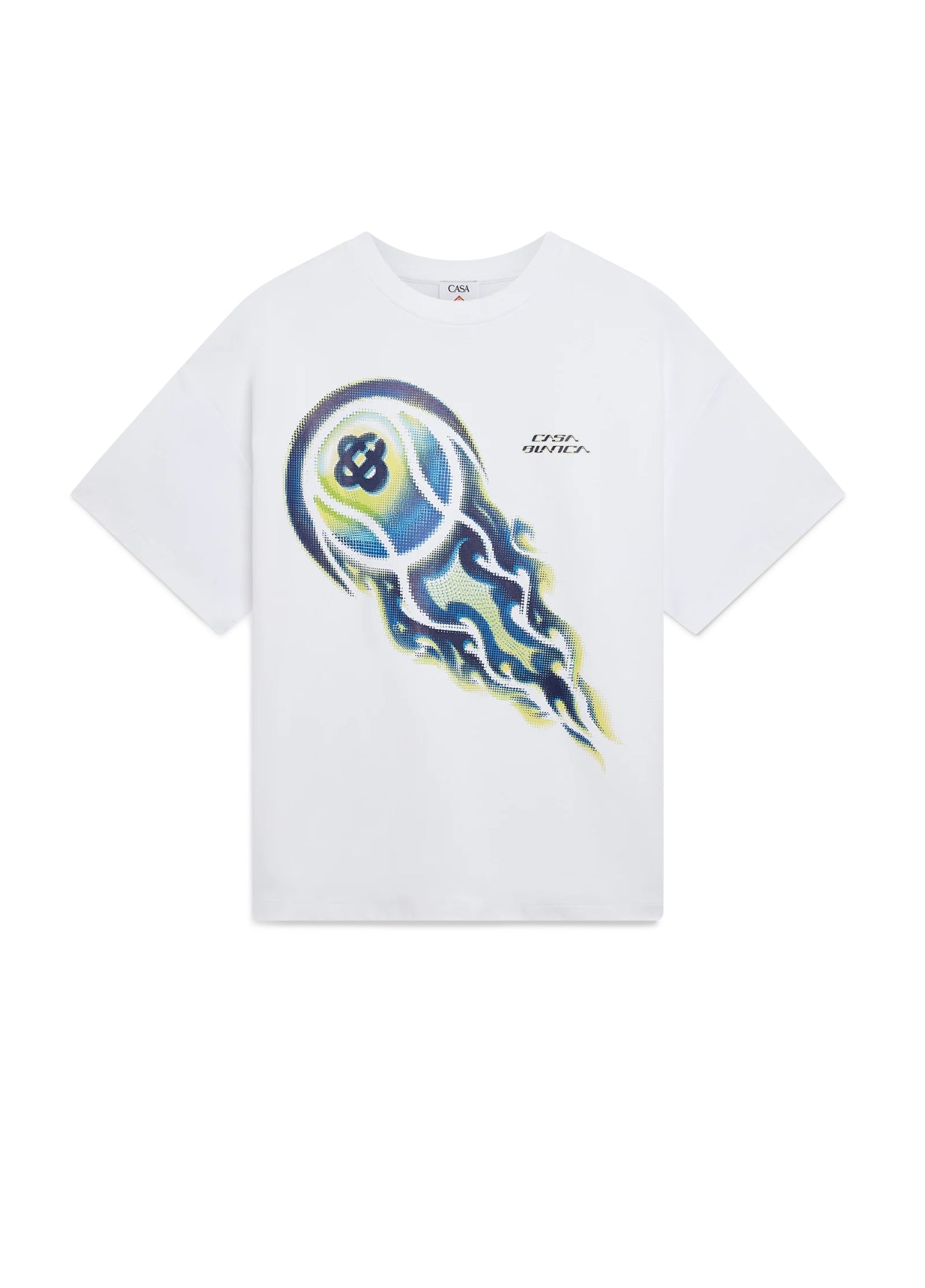 T-shirt Flaming Tennis Ball Oversized CASABLANCA