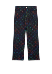 HEATMAP MONOGRAM DENIM JEANS CASABLANCA