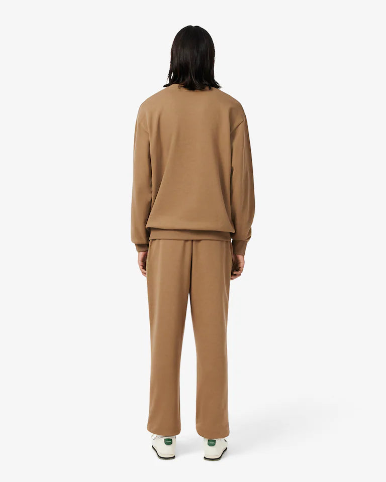 Pantaloni della tuta regular fit in tessuto felpato LACOSTE
