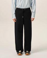 PANTALONI JOGGER AMI DE CŒUR IN COTONE NERO AMI PARIS
