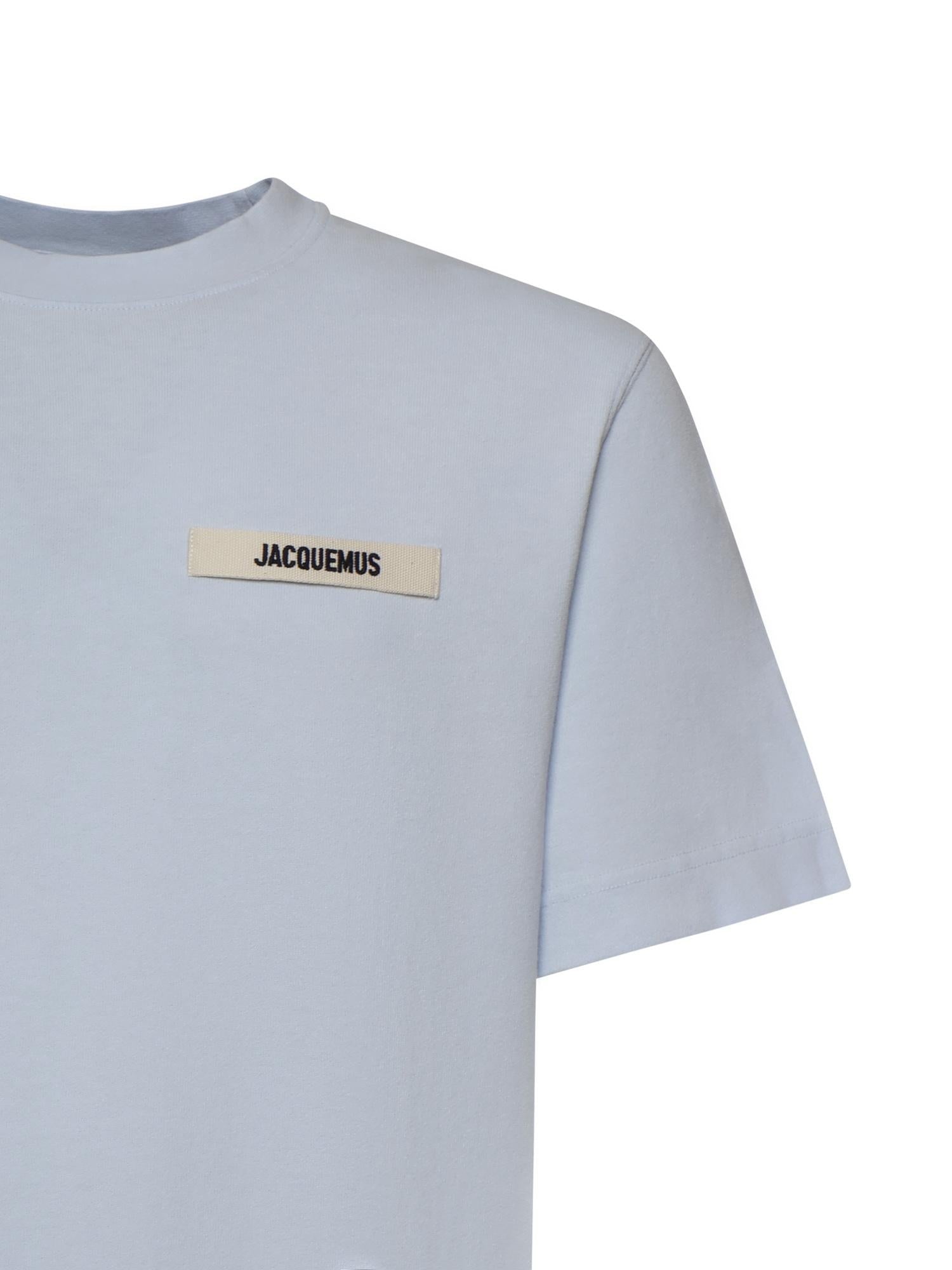 T-shirt  JACQUEMUS  con logo in gros-grain.