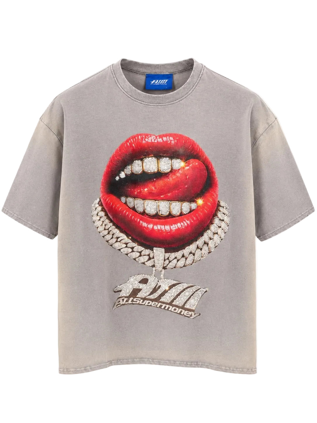T-SHIRT GRILLZ BLACK VERSION MONEY TEE ARTSUPERMONEY