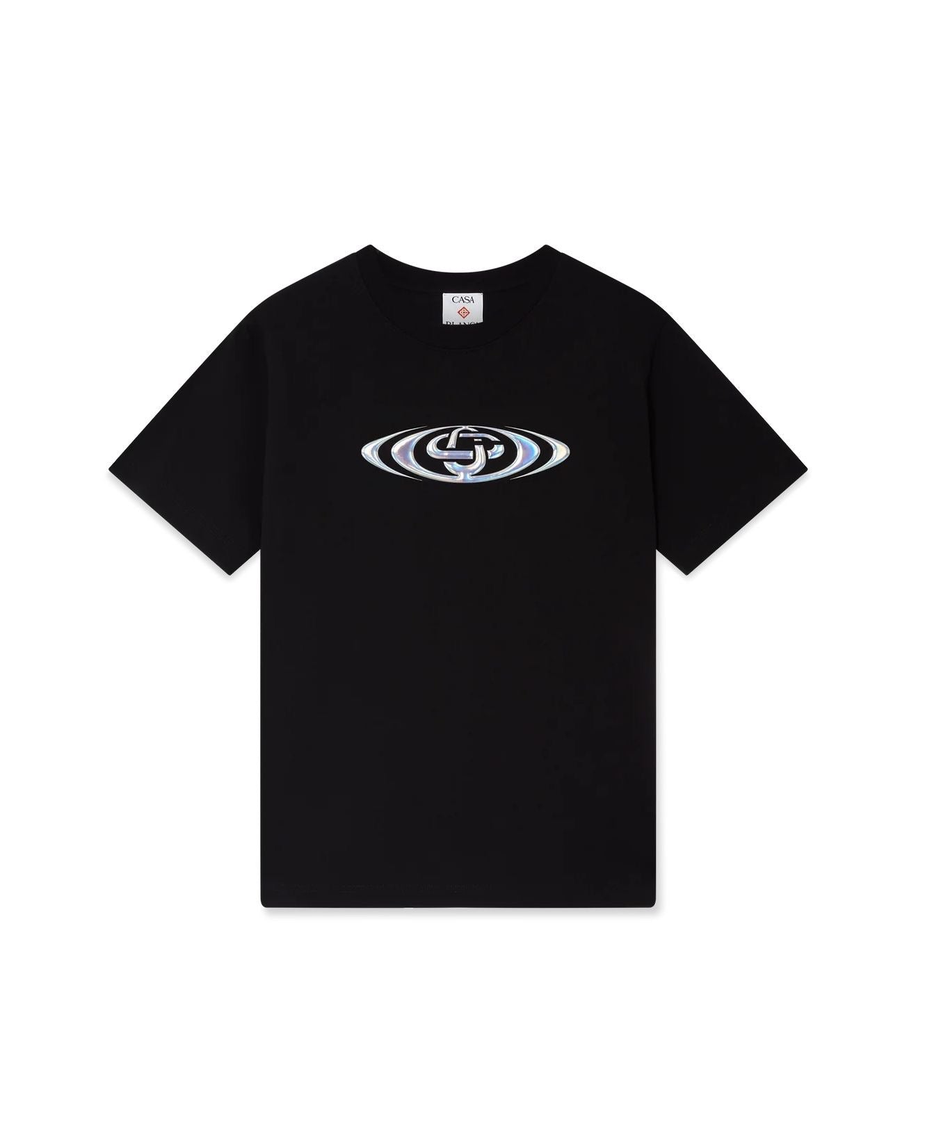 WARPED LOGO SHORT SLEEVE T‑SHIRT CASABLANCA