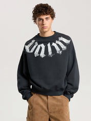 Felpa Big Neck Logo Loose PALM ANGELS