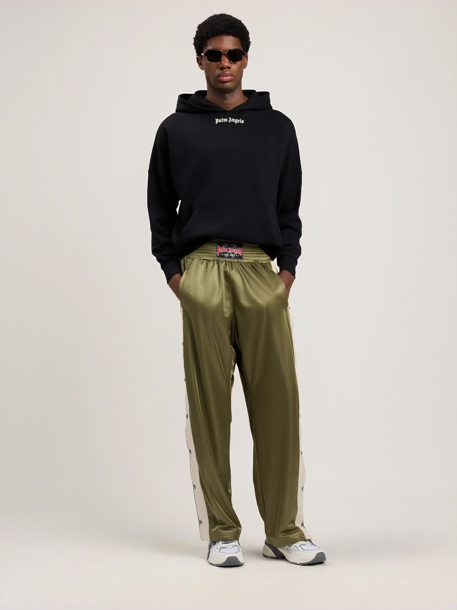 Felpa Classic Logo Over Hoodie PALM ANGELS