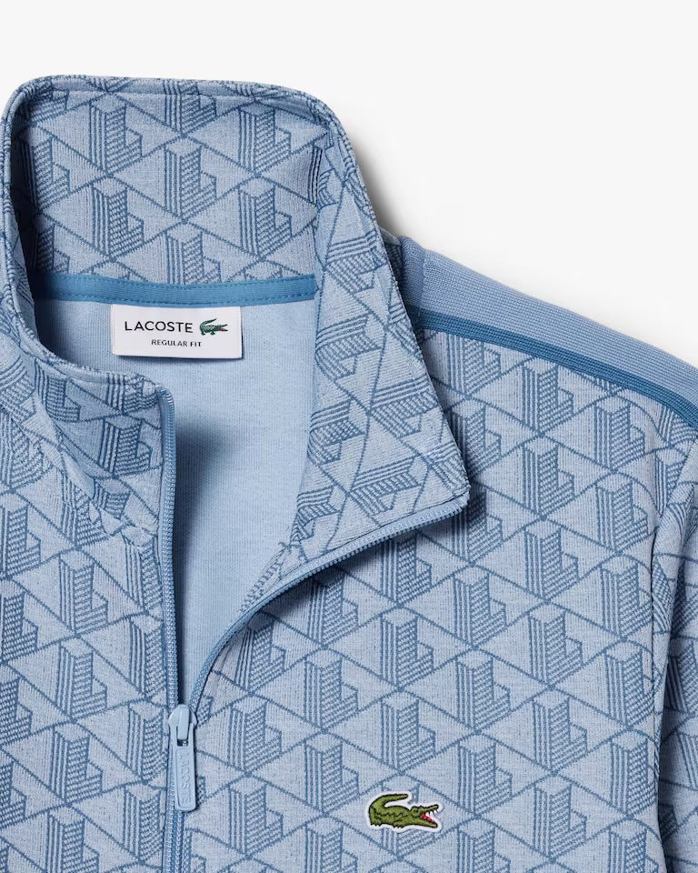 Giacca FELPA  della tuta in jacquard con zip Paris LACOSTE