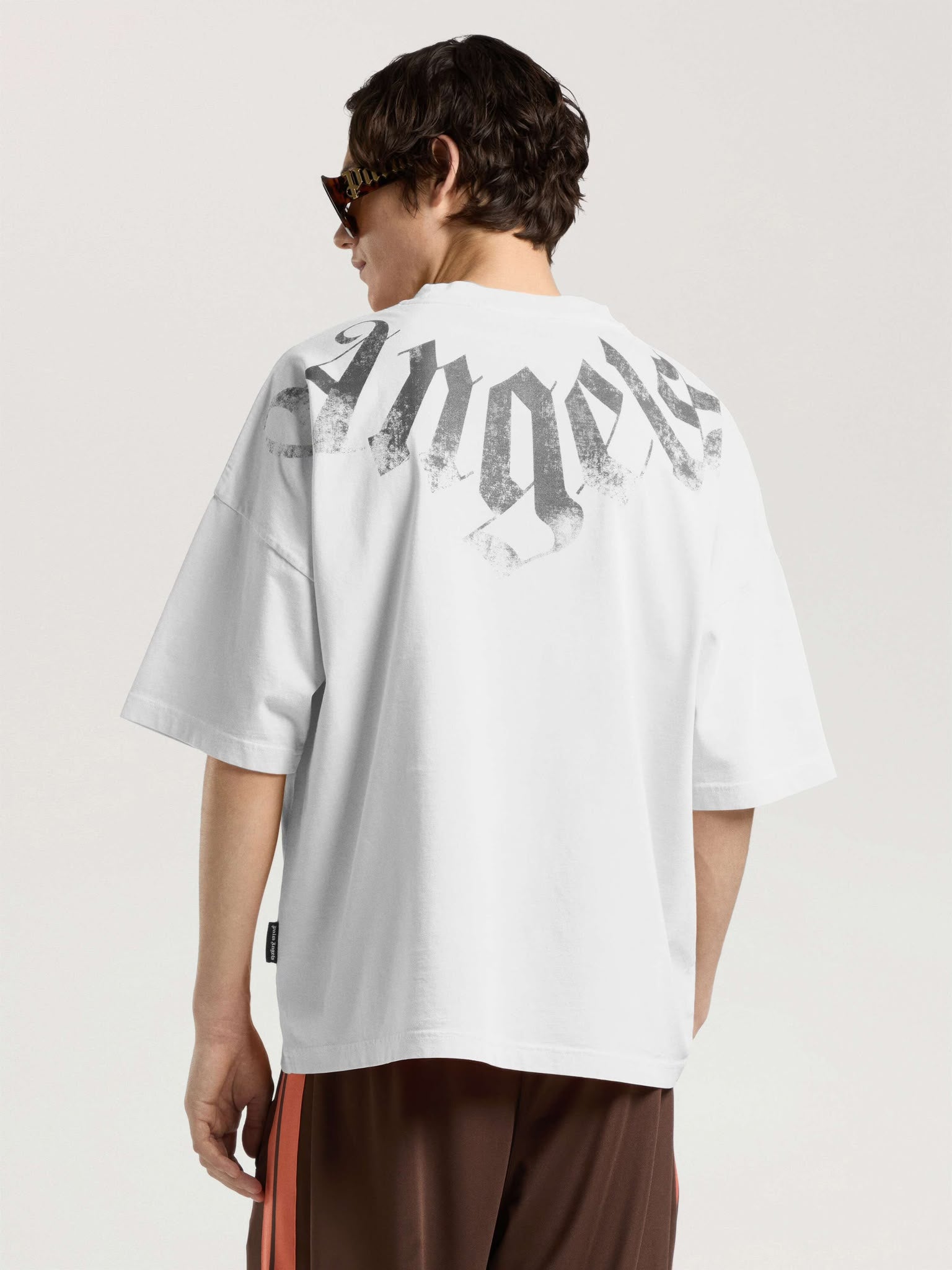 T-SHIRT Big Neck Logo Loose PALM ANGELS