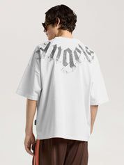 T-SHIRT Big Neck Logo Loose PALM ANGELS