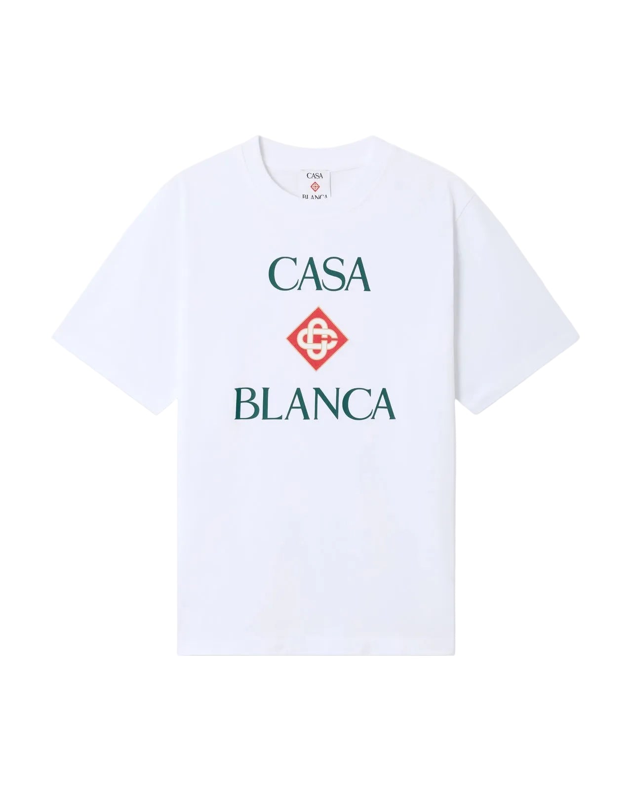 T-SHIRT A MANICHE CORTE CON LOGO CASABLANCA