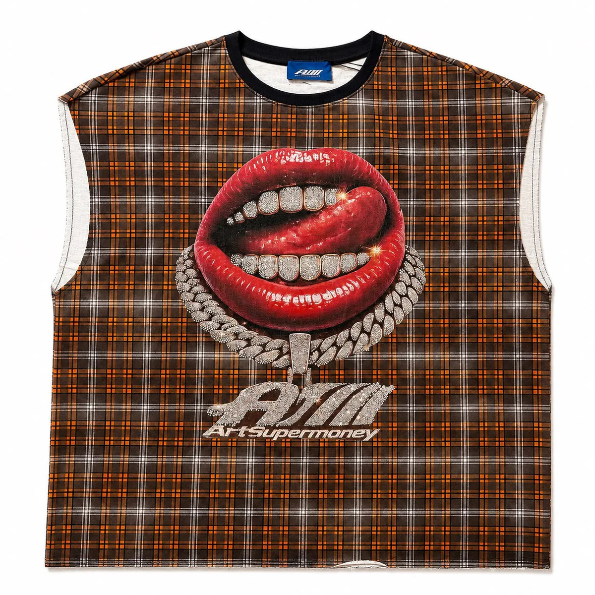 CANOTTA TEE SMANICATA GRILLZ ARTSUPERMONEY