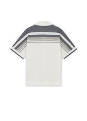 Stripe Short Sleeve Knitted Shirt CASABLANCA