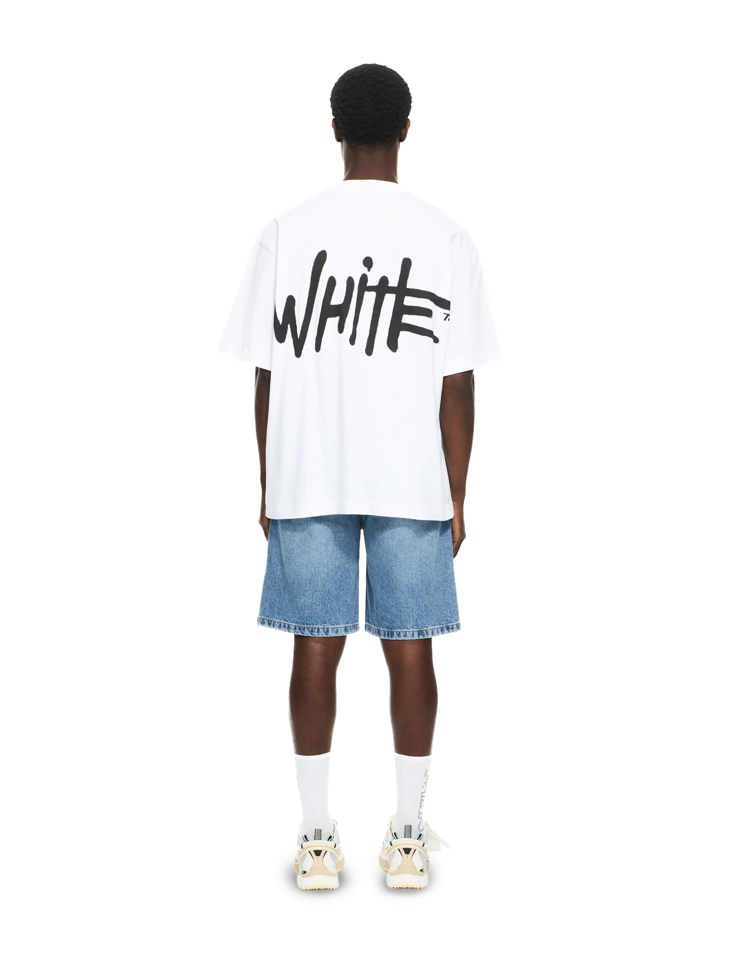 T-shirt OFF-WHITE spray-logo skate