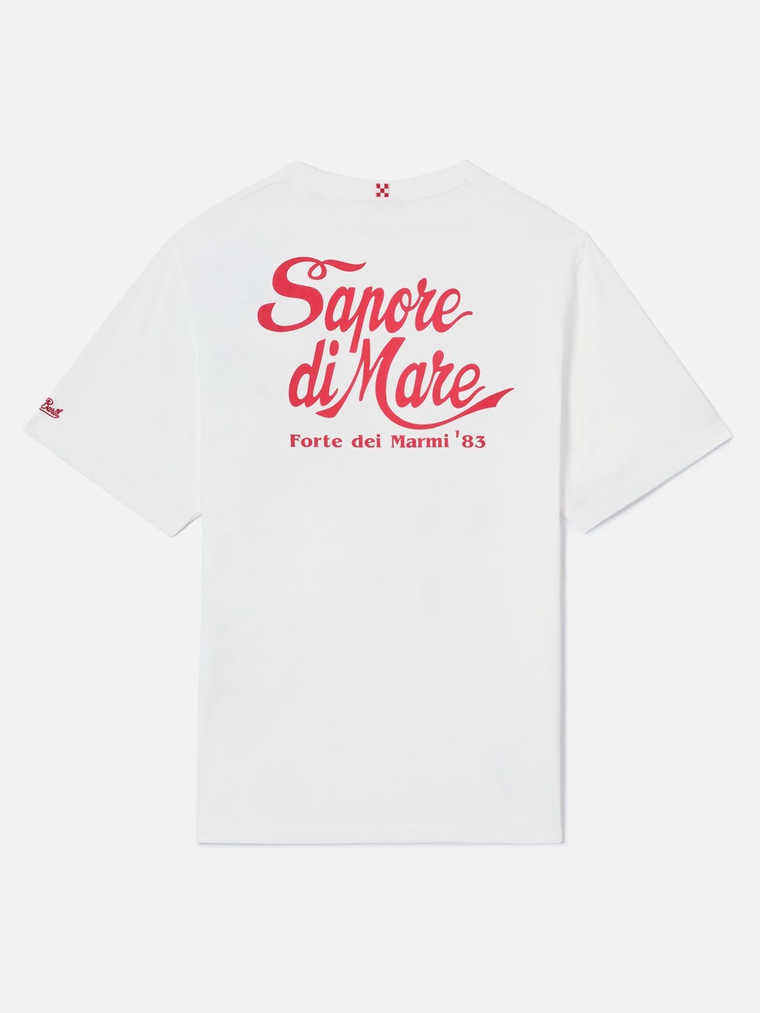 T-SHIRT PORTLAND BIANCA CON STAMPA SAPORE DI MARE | EDIZIONE SPECIALE