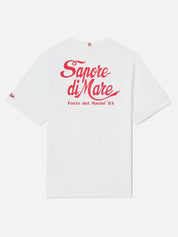 T-SHIRT PORTLAND BIANCA CON STAMPA SAPORE DI MARE | EDIZIONE SPECIALE