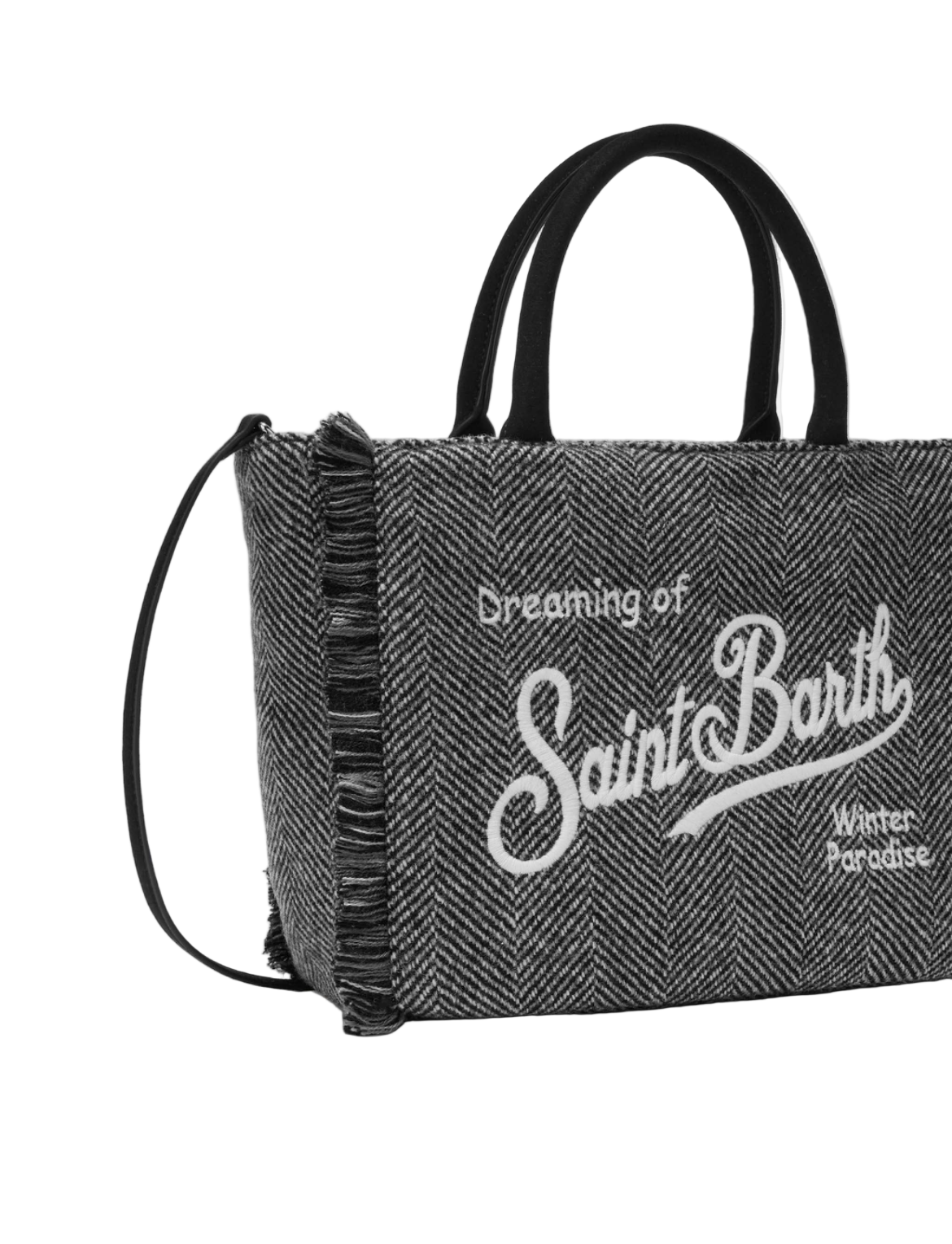 Vanity mini wool bianco-nero