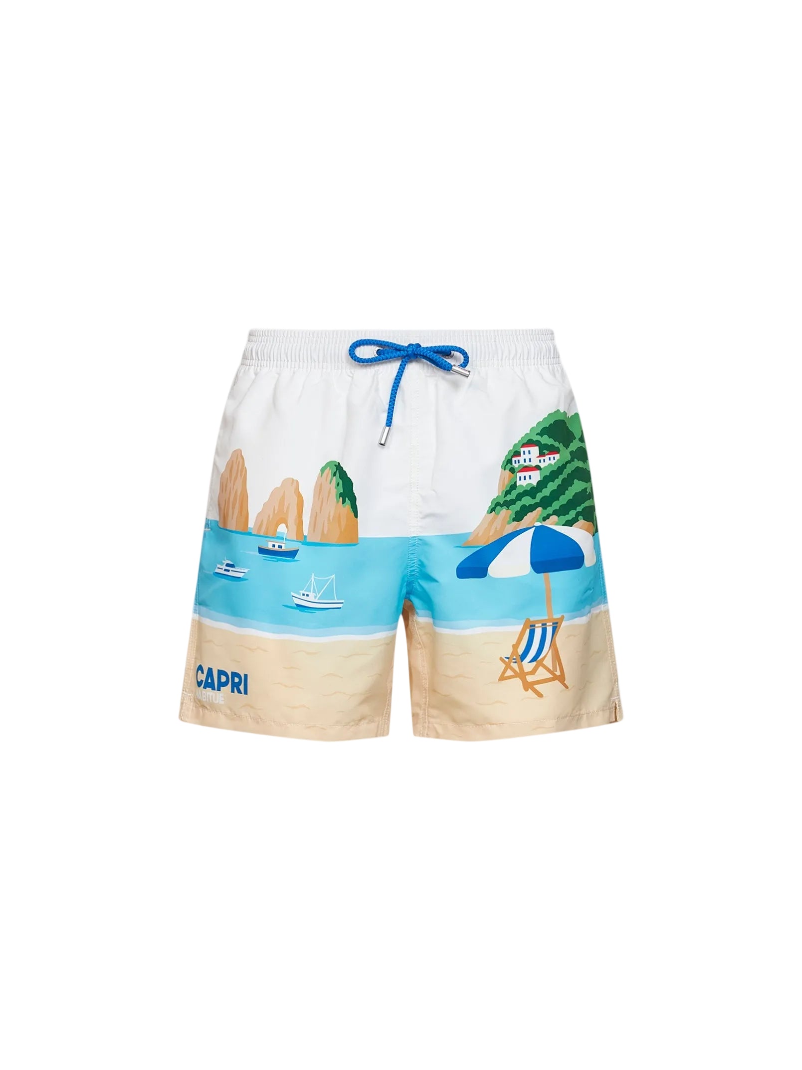 COSTUME GUSTAVIA CON STAMPA PIAZZATA CAPRI MULTICOLORE