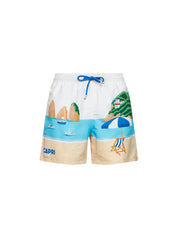 COSTUME GUSTAVIA CON STAMPA PIAZZATA CAPRI MULTICOLORE