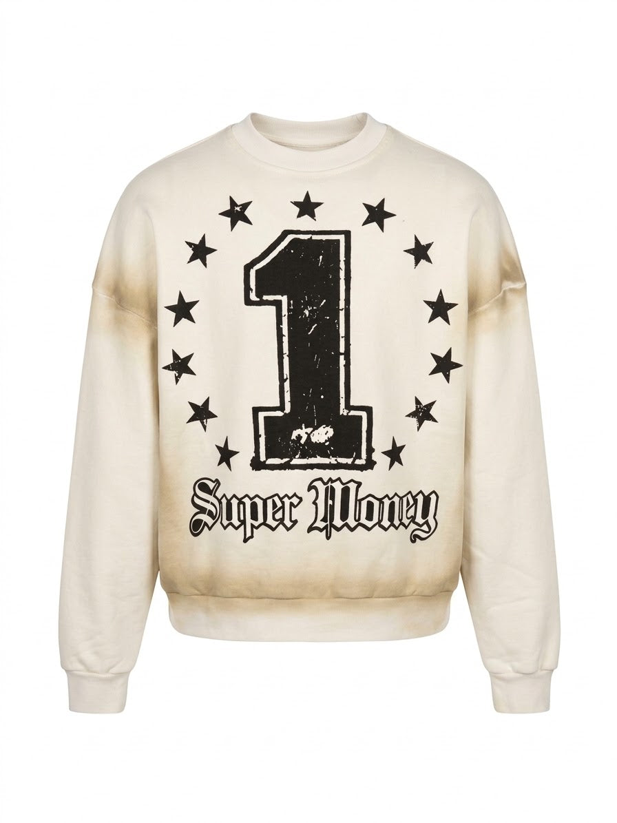 FELPA GIROCOLLO GRILLZ BLACK VERSION SIMPLY HOODIE ARTSUPERMONEY