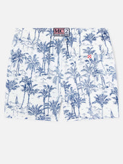 COSTUME MITTELLANGE BADESHORTS GUSTAVIA MIT TOILE-DE-JOUY-PRINT SAINT BARTH
