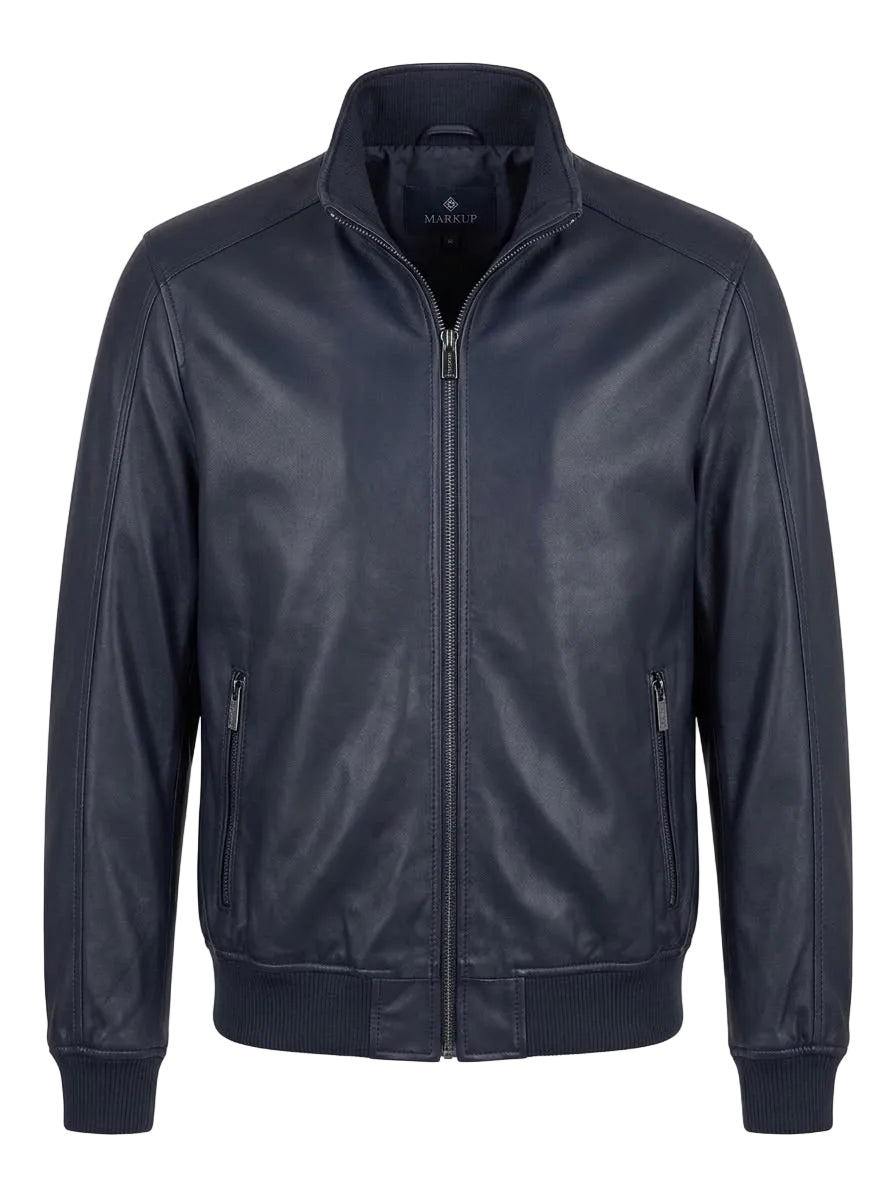 GIUBBINO IN PELLE MARK UP