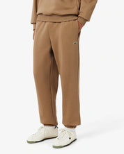 Pantaloni della tuta regular fit in tessuto felpato LACOSTE