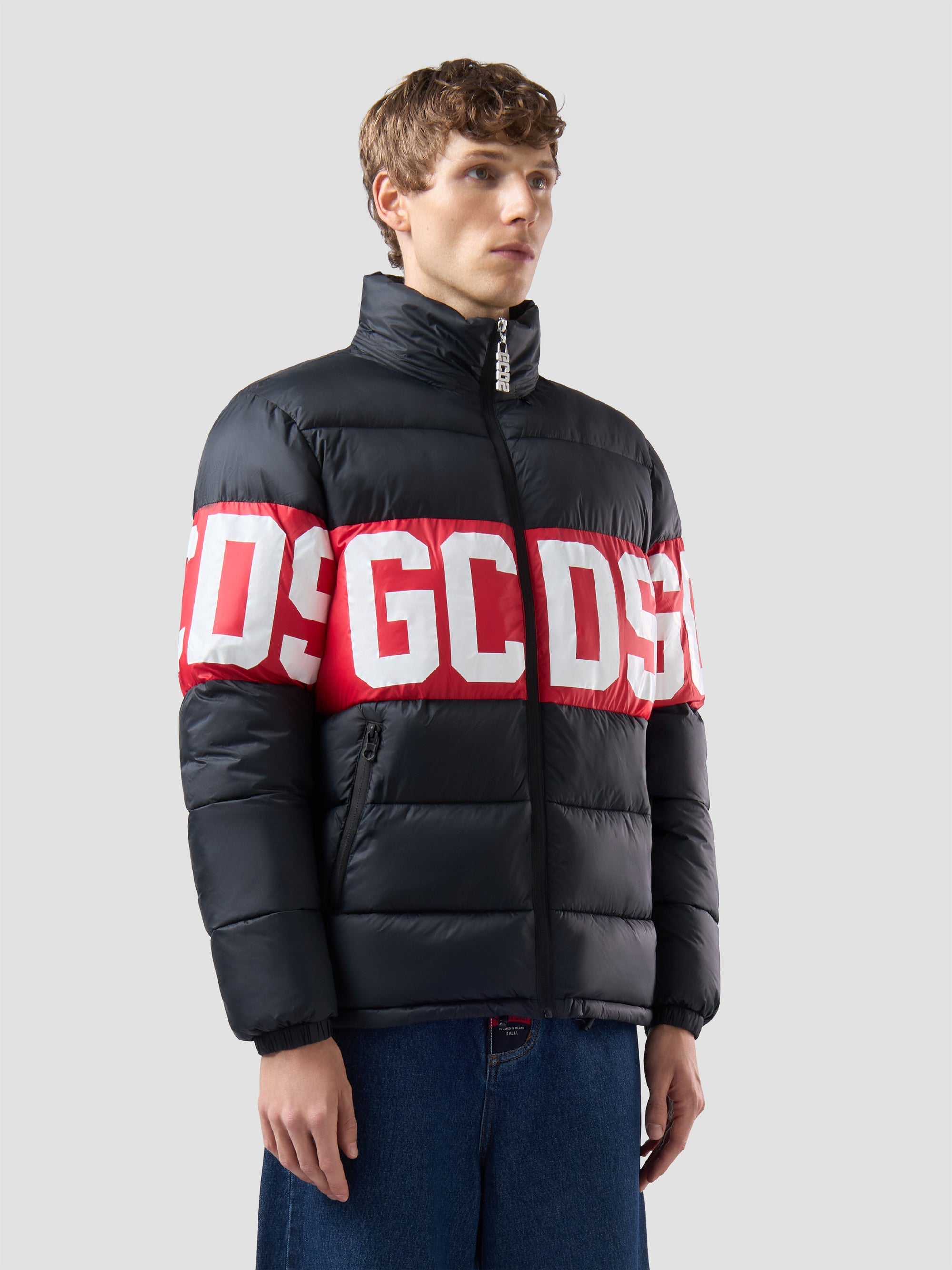 PIUMINO CON BAND LOGO GCDS