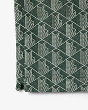 Polo dal taglio classico in jacquard con monogramma LACOSTE