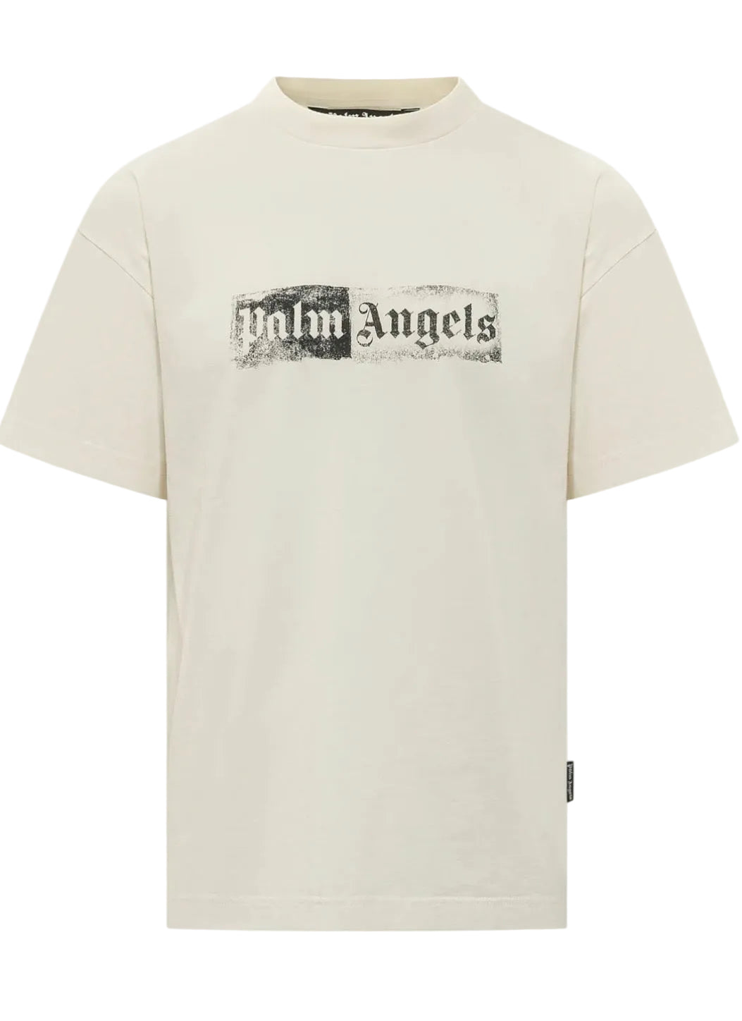 T-Shirt Con Logo A Timbro PALM ANGELS