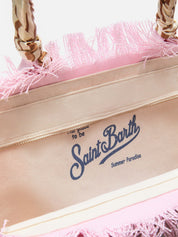 BORSA VANITY REGULAR IN CANVAS ROSA CON TWILL REMOVIBILE SAINT BARTH