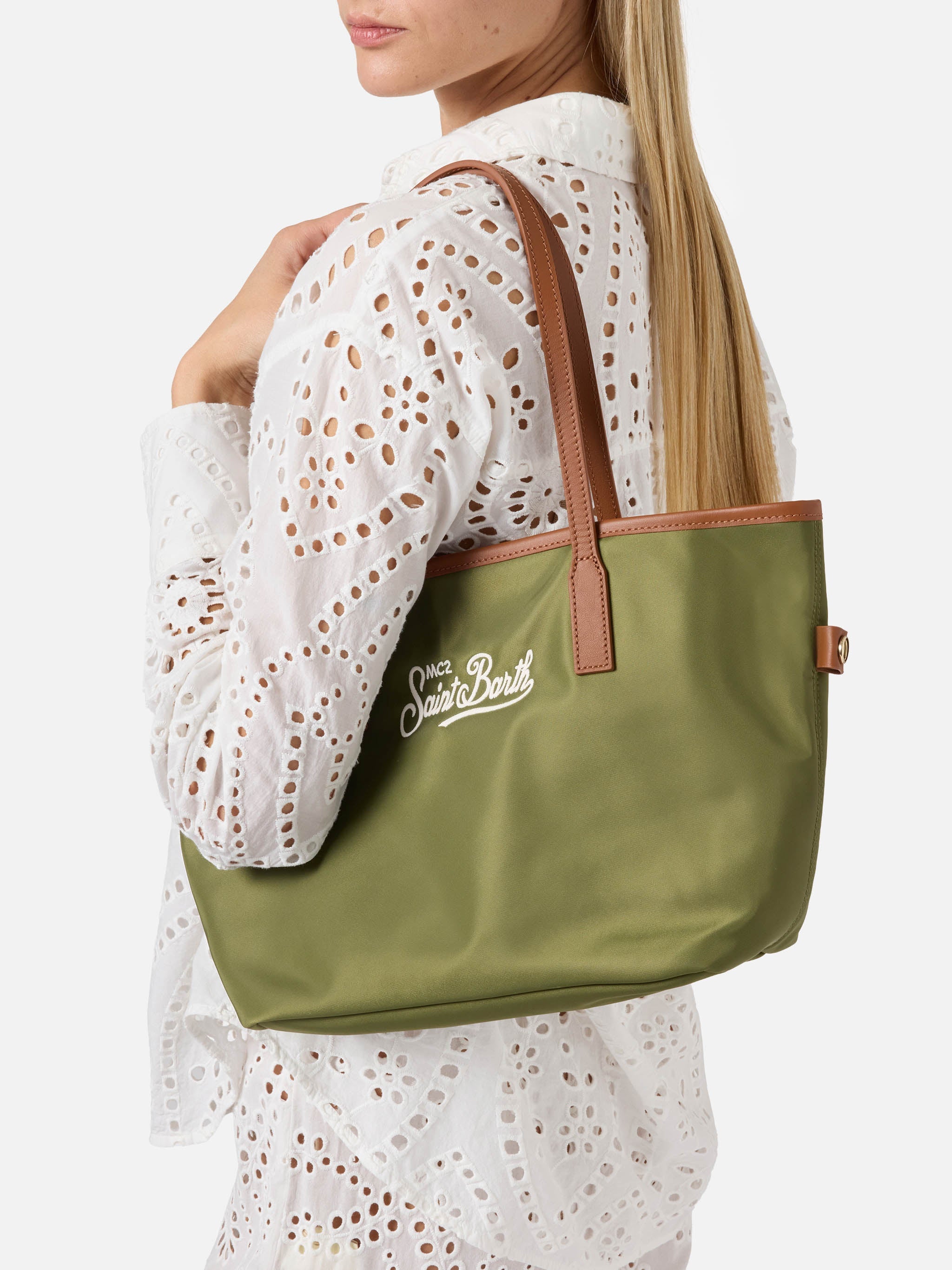 BORSA CITY MEDIUM IN NYLON SAINT BARTH
