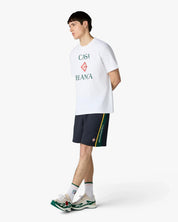 T-SHIRT A MANICHE CORTE CON LOGO CASABLANCA