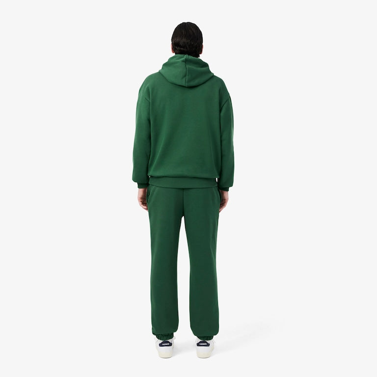 Pantaloni della tuta regular fit in tessuto felpato LACOSTE