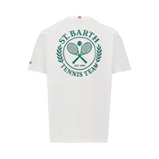 T-SHIRT CON STAMPA TENNIS TEAM SAINT BARTH