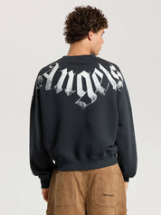 Felpa Big Neck Logo Loose PALM ANGELS