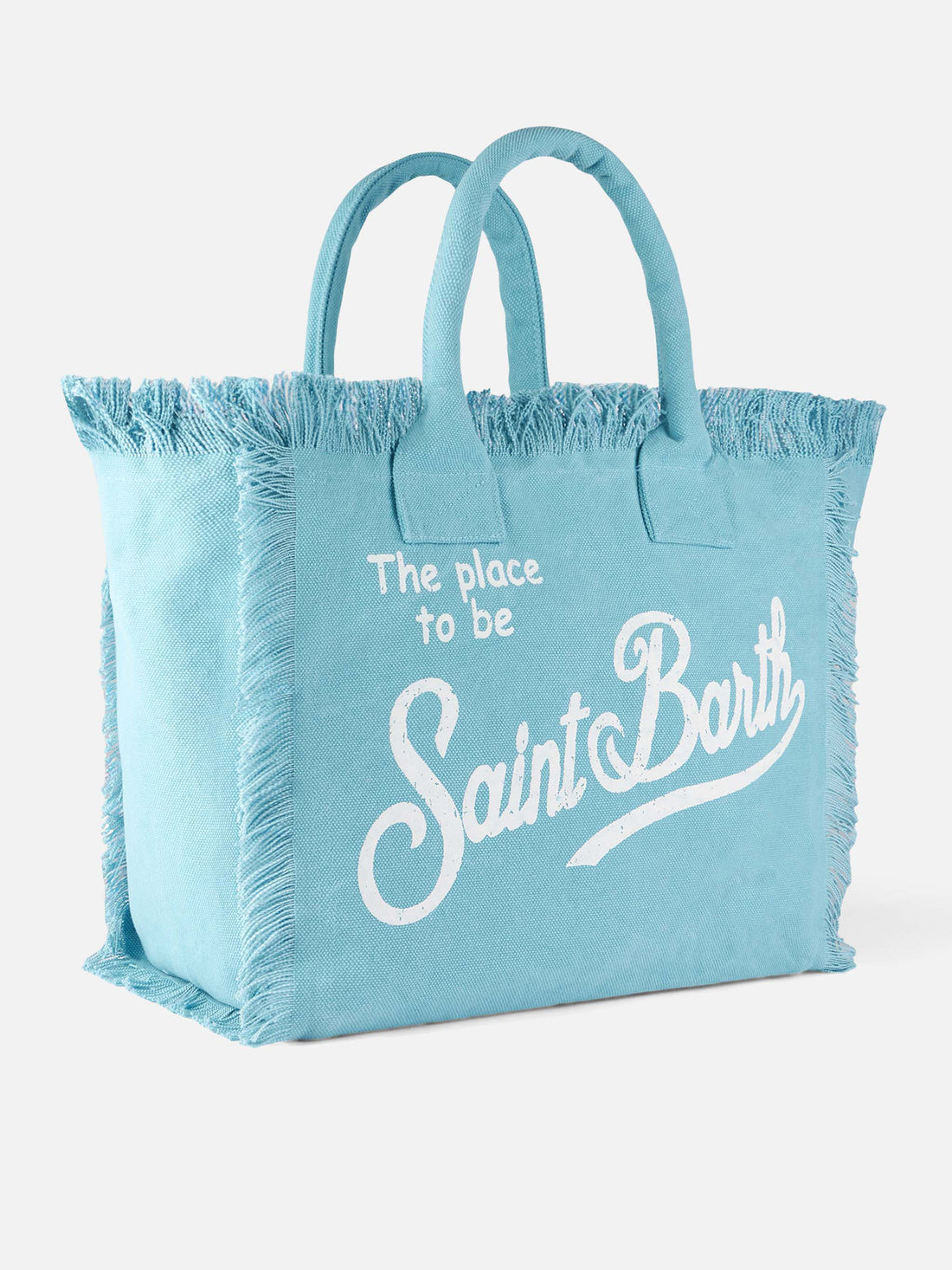 BORSA A SPALLA VANITY IN CANVAS DI COTONE SAINTBARTH