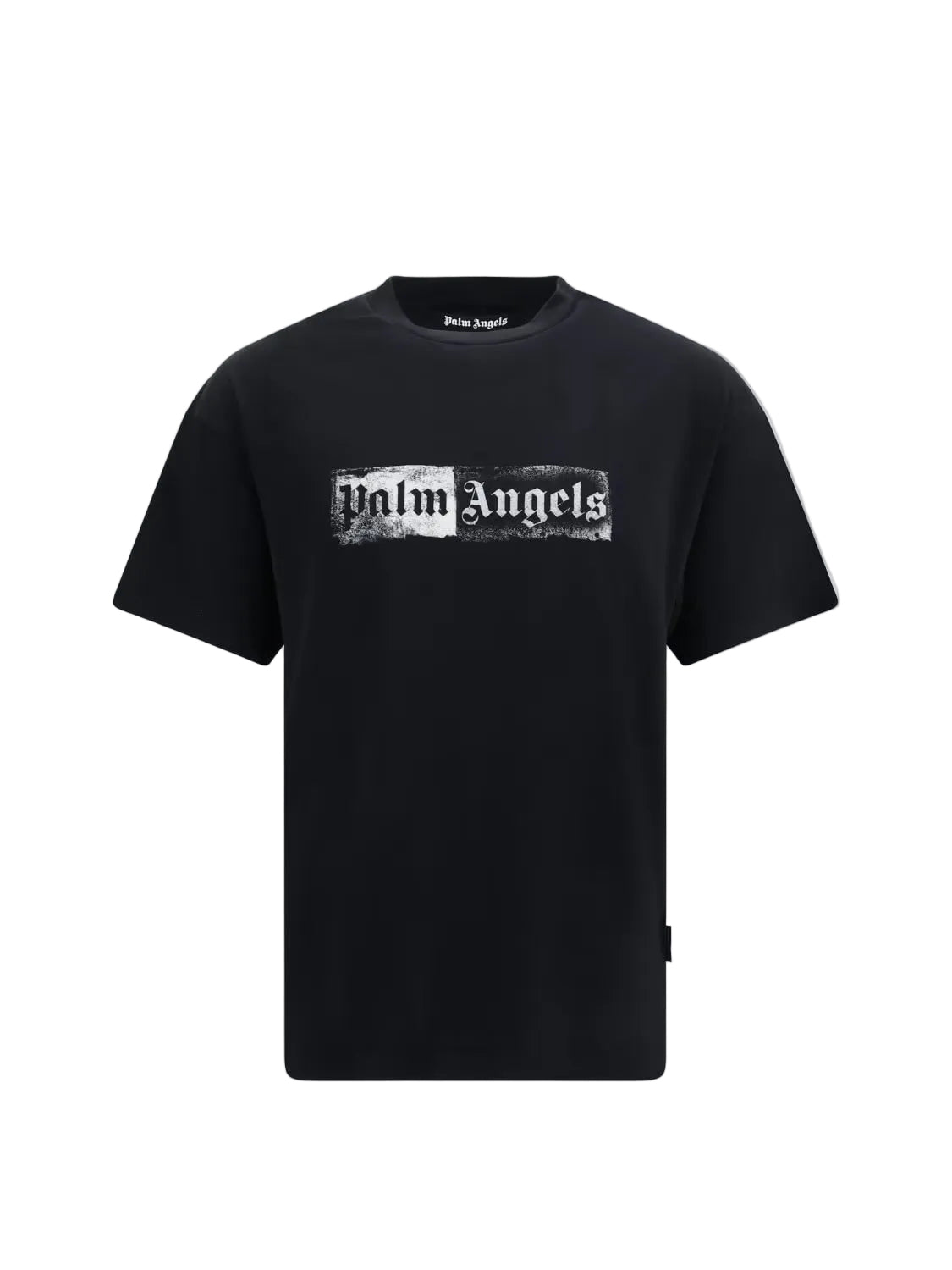 T-Shirt Con Logo A Timbro PALM ANGELS