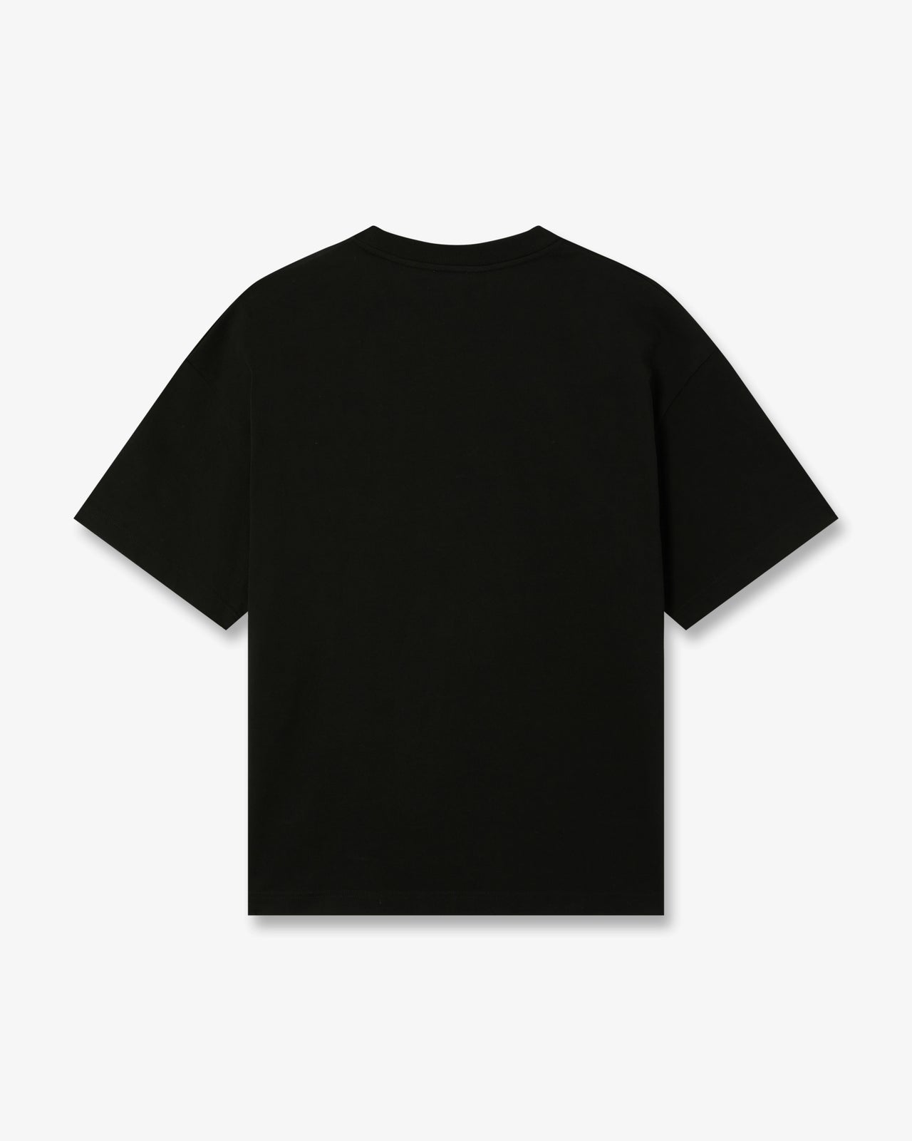 T-SHIRT NERA A MANICHE CORTE OVERSIZE AIRSPRAY CASABLANCA