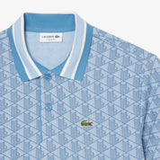 Polo dal taglio classico in jacquard con monogramma LACOSTE