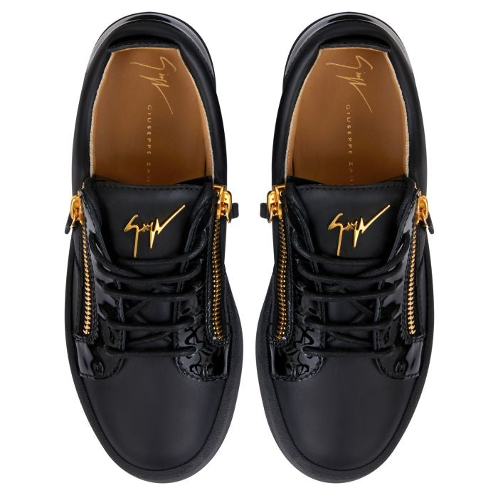 Zanotti Basica Bassa Nero Oro