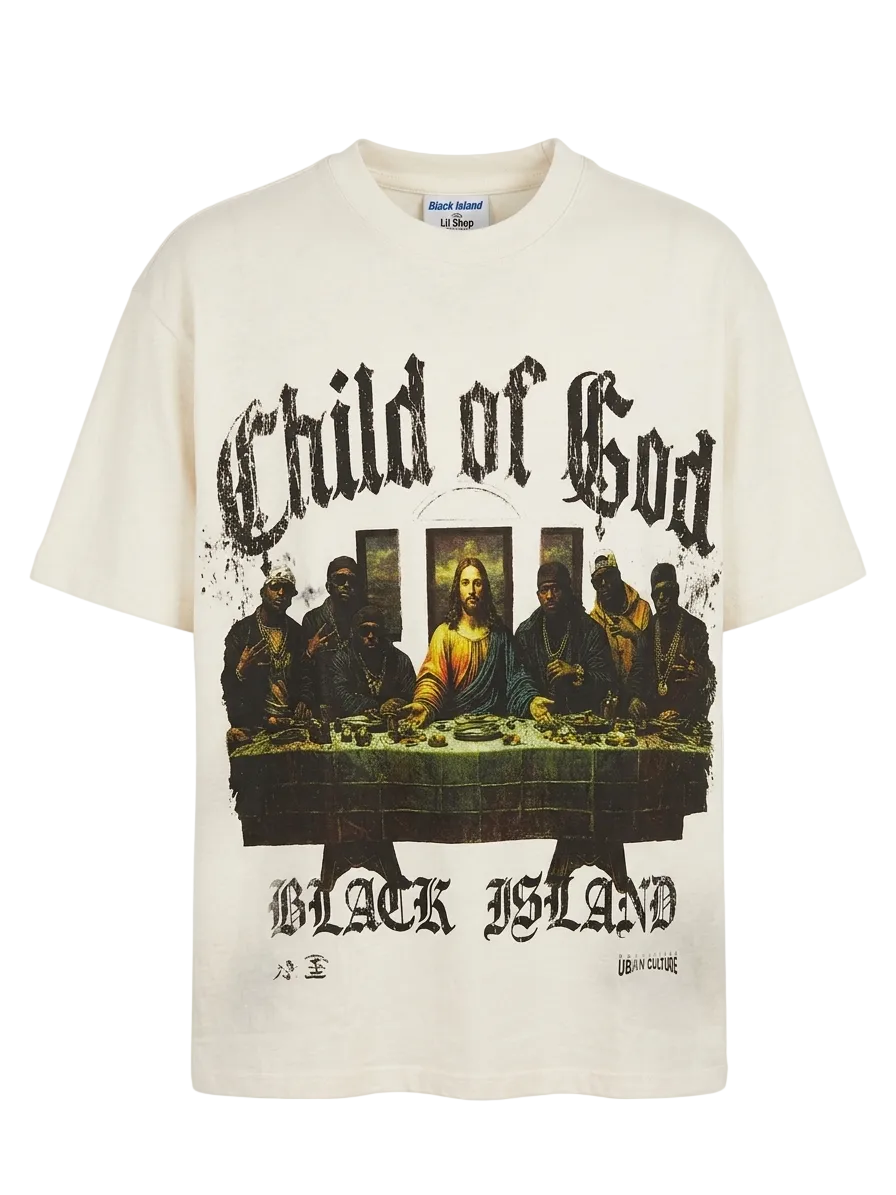 T-SHIRT BLACK ISLAND