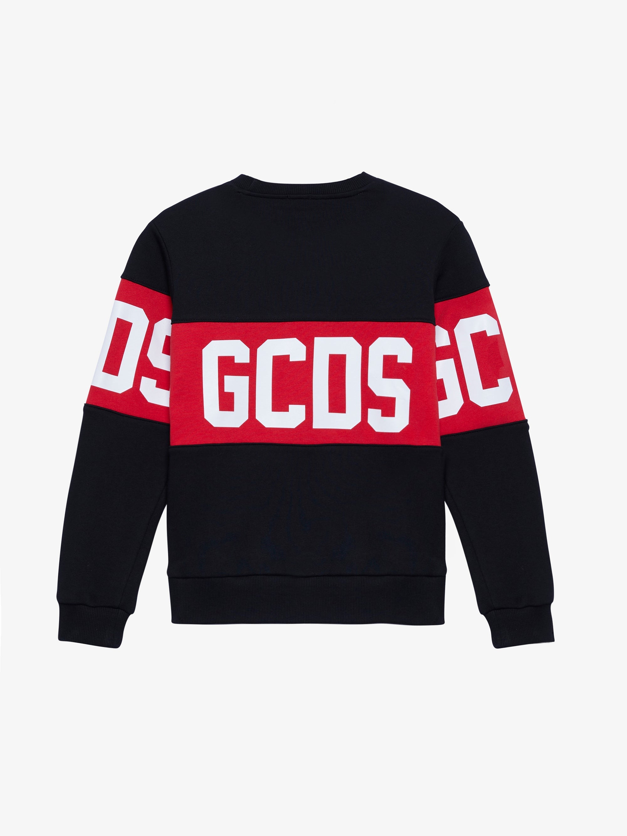 FELPA GIROCOLLO BAND LOGO GCDS