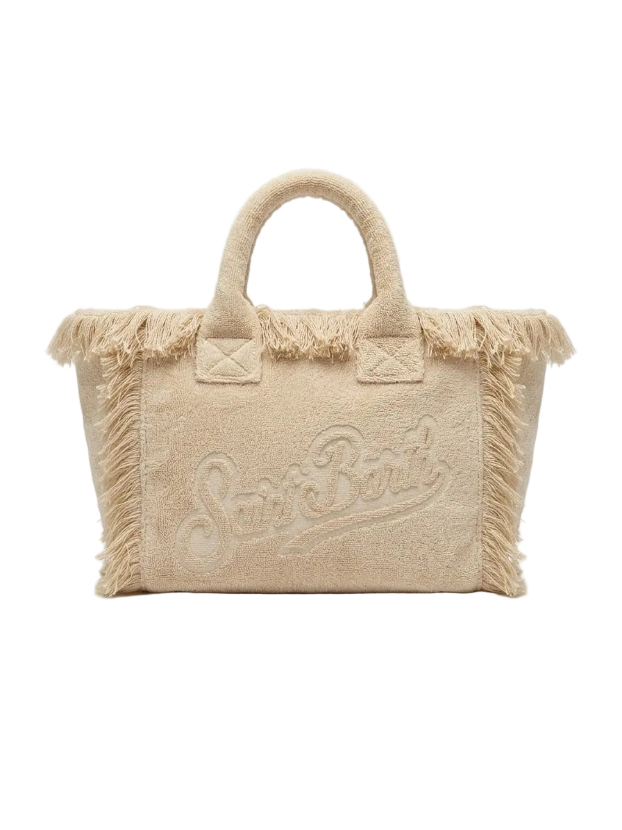 BORSA COLETTE IN SPUGNA BEIGE CON RILIEVO SAINTBARTH