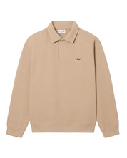 Felpa con colletto a polo in piqué
LACOSTE