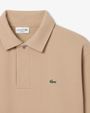 Felpa con colletto a polo in piqué
LACOSTE