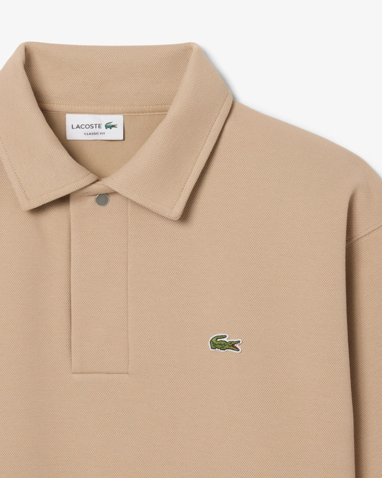 Felpa con colletto a polo in piqué
LACOSTE