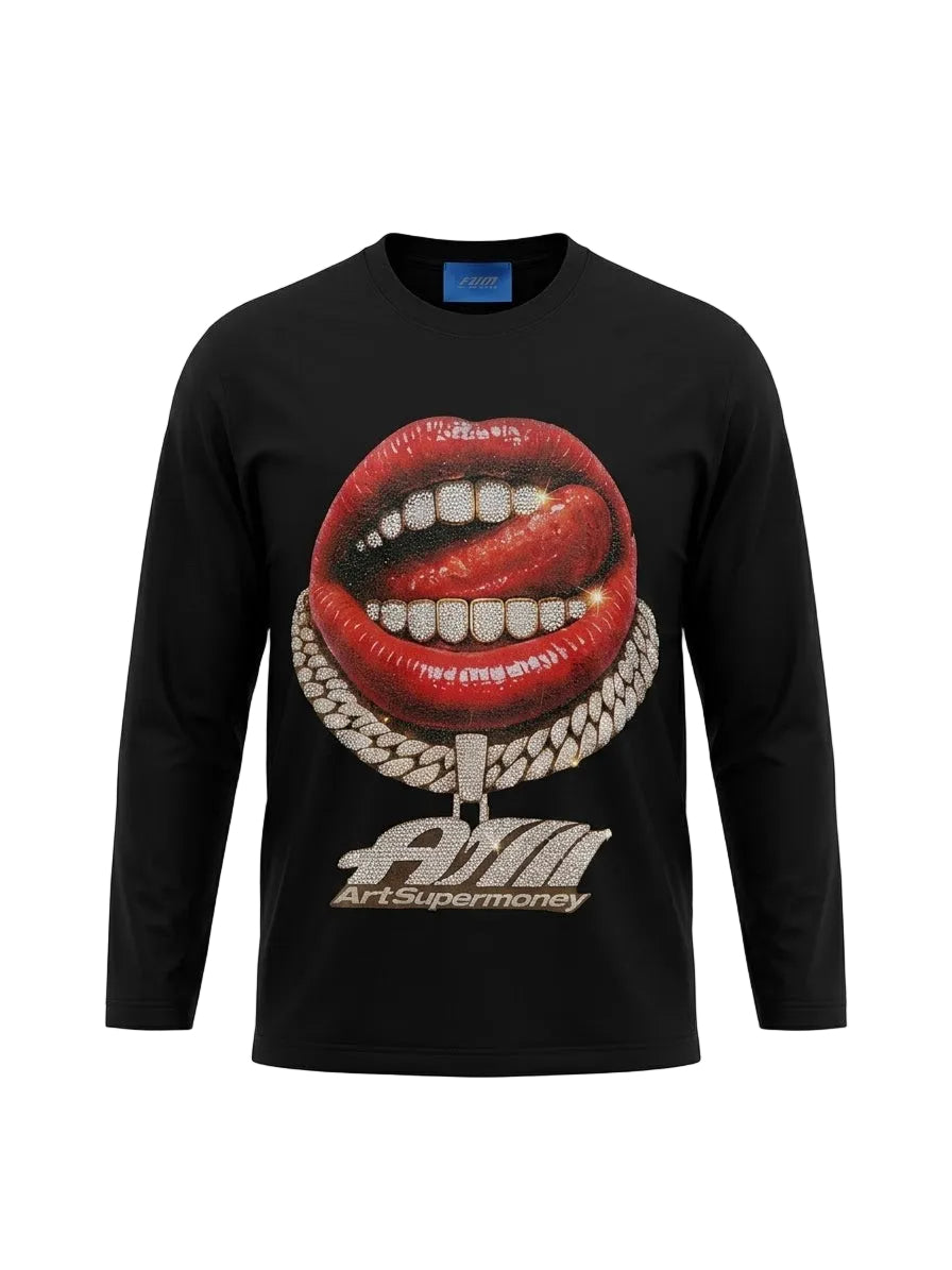 T-SHIRT TEE LONGSLEEVE ARTSUPERMONEY